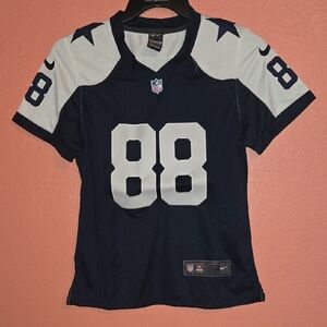 Women's Navy and White Cowboys Sports Jersey